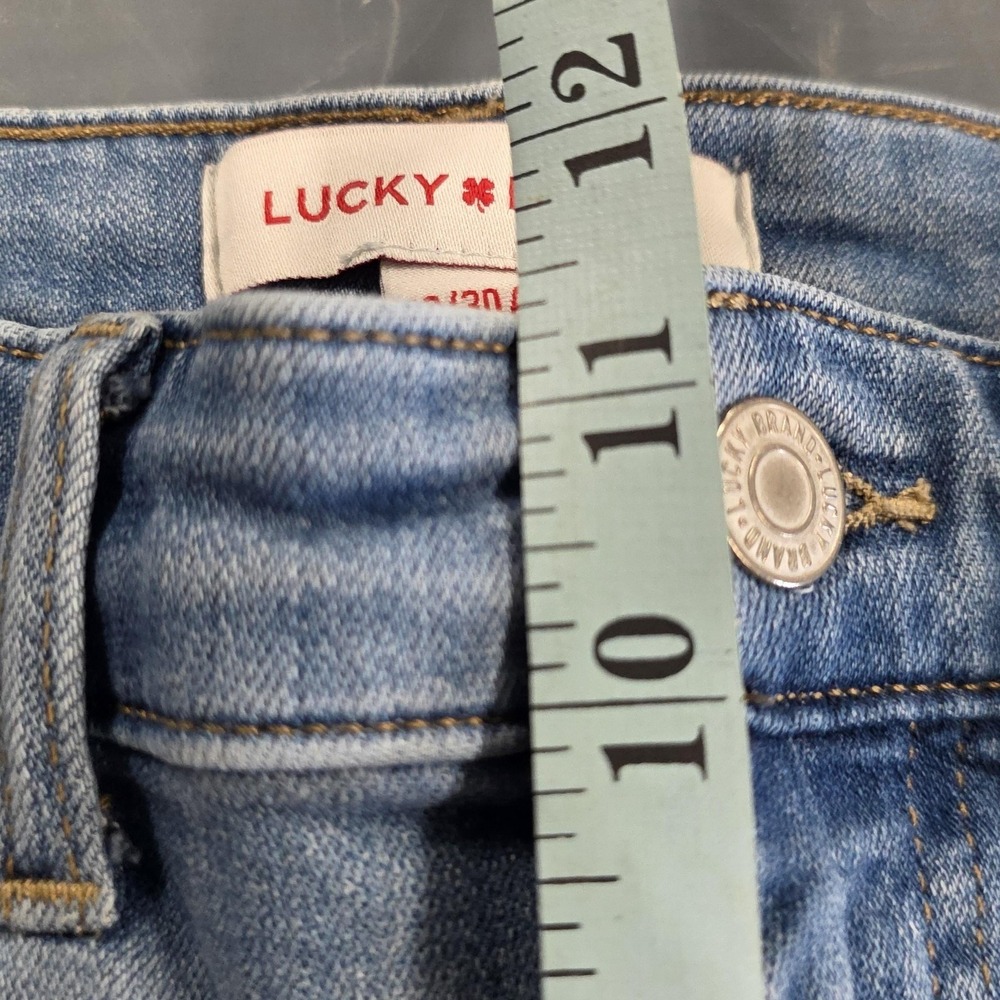 Lucky Brand Stevie High Rise Flare Jeans Women 10/30A Light Wash Stretch Denim - Picture 7 of 10
